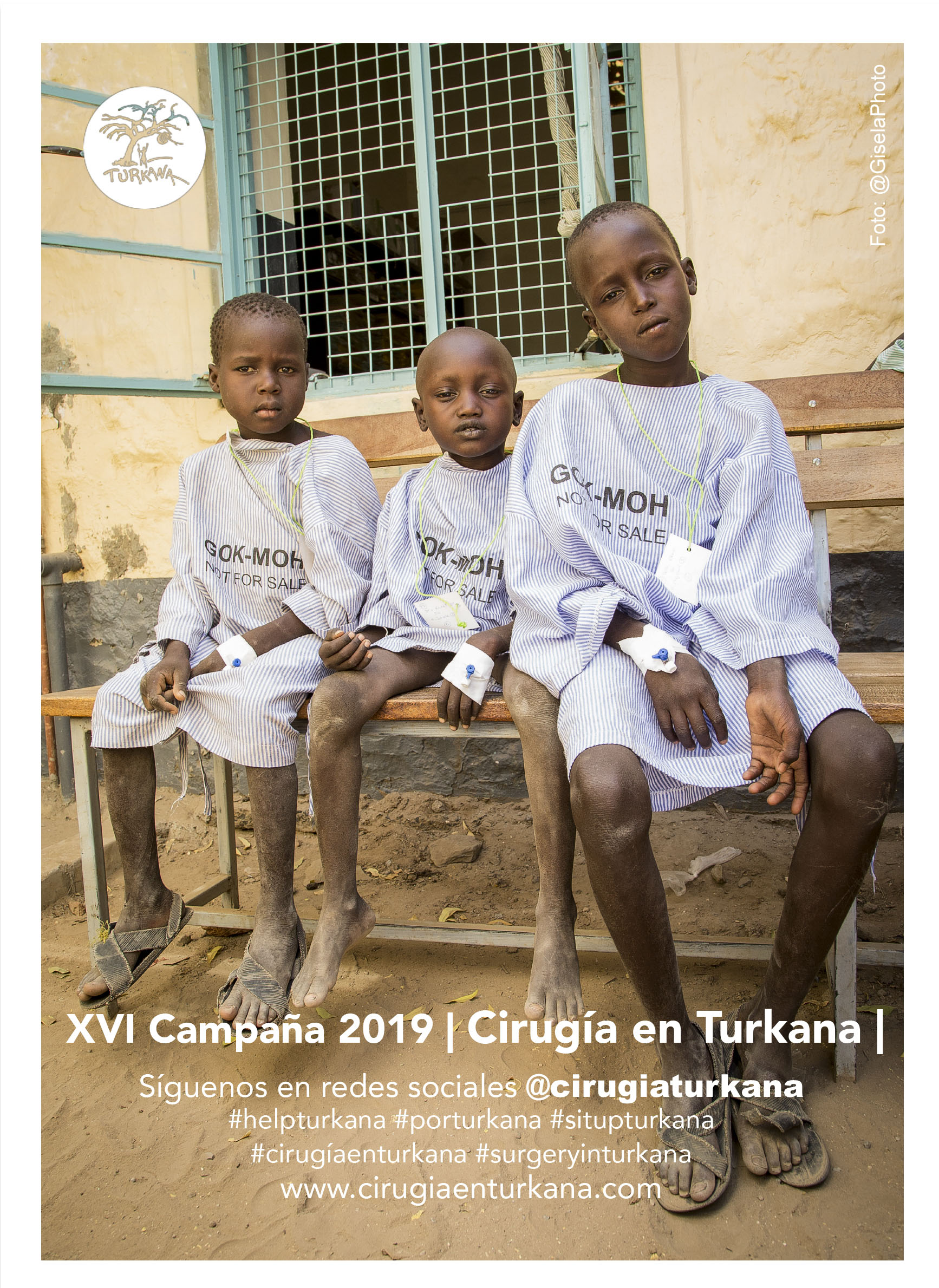 cartel xvi campaña cirugía en turkana - 2019